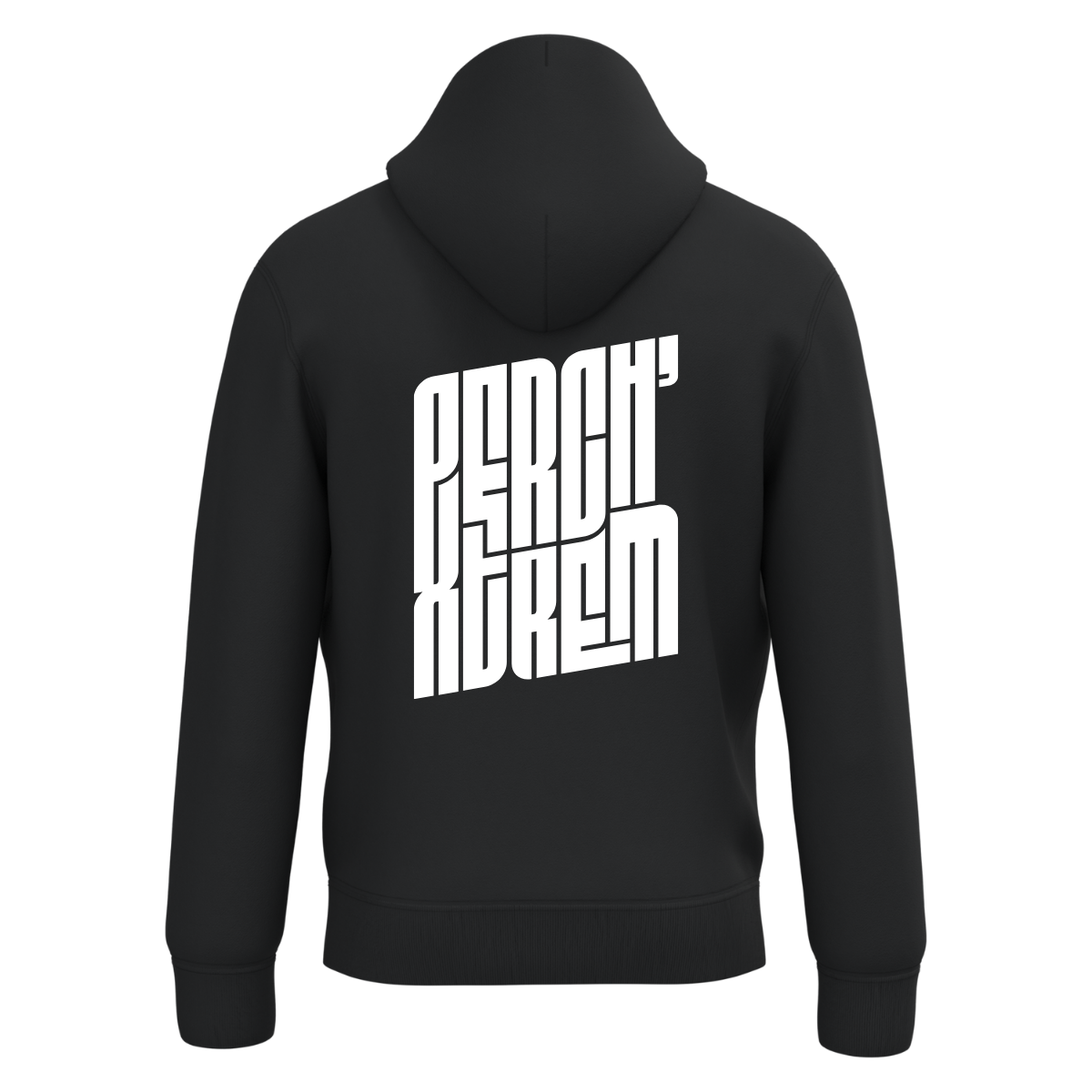 Sweat à capuche PERCH'XTREM noir